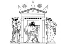 Greek Gods Clip Art 15 - Hera And Zeus