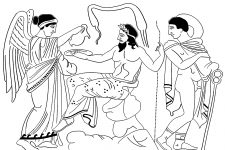 Greek Gods Clip Art 9 - Zeus and Nike