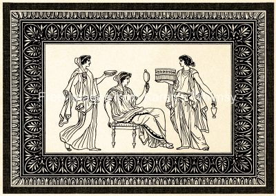 Greek Mythology Goddesses 3 - Demeter Holding a Mirror