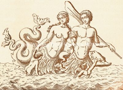 Gods of Greek Mythology 6 - Family of Tritons