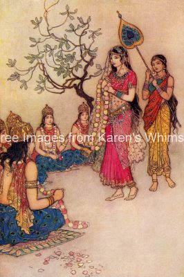 Indian Mythology 10 - Damayanti Choosing a Husband