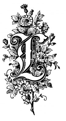Decorative Letters 3 - Letter L