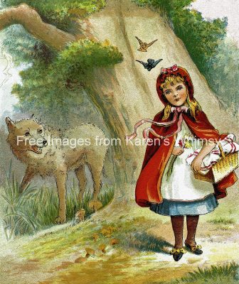 Little Red Riding Hood Clipart 1