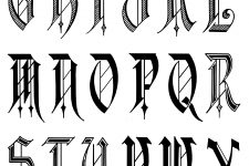 Calligraphy Alphabets 10 - A - Z