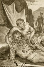 Beowulf Drawings 6 - Death of Beowulf