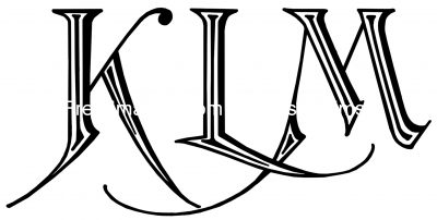 Free Calligraphy Alphabet 4 - K L M
