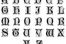 Decorative Lettering - A to Z