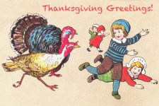 Happy Thanksgiving Clip Art 1 - Turkey Tag