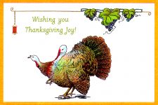 Happy Thanksgiving Clip Art 6 - Pretty Turkeys