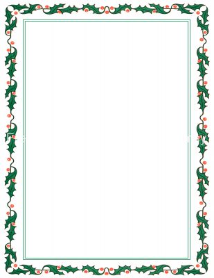 Free Christmas Clipart Borders 1