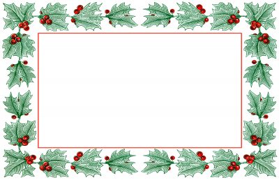 Christmas Frames Clip Art 6