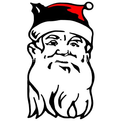 Santa Claus Clipart 9 - Santa in his Cap