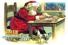 Pictures of Santa 3 - Checking the Big Book