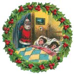 Images of Santa 4 - Santa Checking on the Children