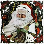 Images of Santa 7 - Santa and Holly