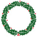 Christmas Wreath Clip Art 4