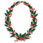 Christmas Wreath Clip Art 9