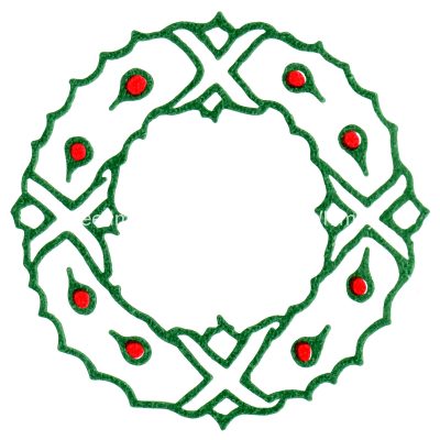 Christmas Wreath Clip Art 5