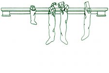 Christmas Images Clip Art 10 - Row of Stockings