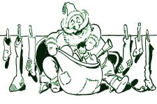 Christmas Images Clip Art 12 - Santa with Toys