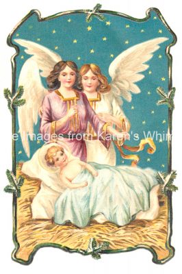 Religious Christmas Images 4 - Angels with Child