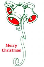 Merry Christmas Clip Art 2 - Ringing Bells