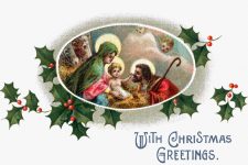 Religious Christmas Clip Art 2 - Jesus, Mary and Joseph