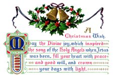 Religious Christmas Clip Art 6 - Words of Christmas Joy
