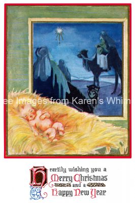 Christian Christmas Images 7 - Jesus in the Manger
