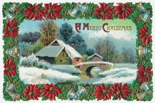 Free Christmas Clipart 10 - Snow Covered Bridge