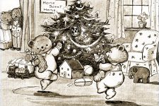Free Christmas Clipart 11 - Teddy Bear Celebration