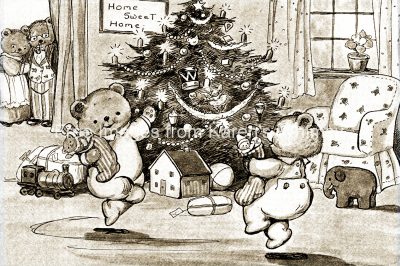 Free Christmas Clipart 11 - Teddy Bear Celebration