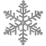 Snowflake Clip Art 10