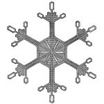 Snowflake Clip Art 6
