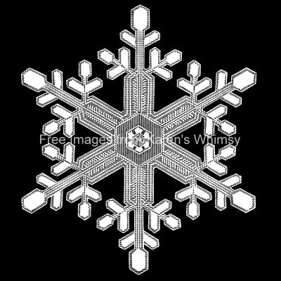 Snowflake Clip Art 1