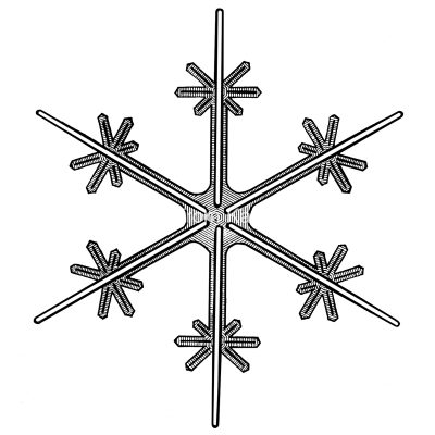 Snowflake Clip Art 4