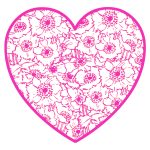 Pink Heart Clip Art 5