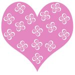 Pink Heart Clip Art 9