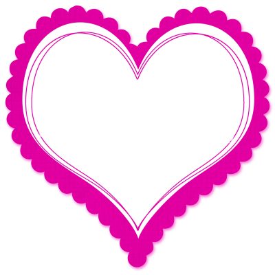 Pink Heart Clip Art 6