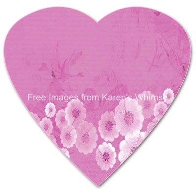 Pink Heart Clip Art 8