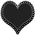 Black Heart Clip Art 2
