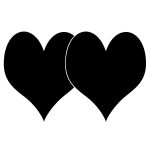 Black Heart Clip Art 5