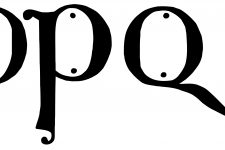 Old English Letters 6 - O P Q