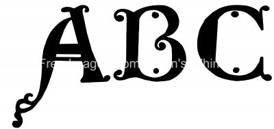 Old English Letters 1 - A B C