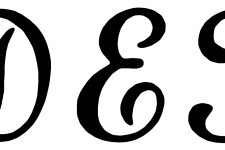 Cursive Alphabet Letters- D E F
