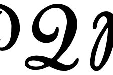 Cursive Alphabet Letters - P Q R