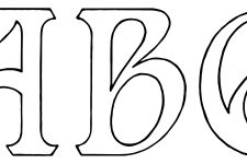 Alphabet Drawings - A B C