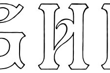 Alphabet Drawings - G H I