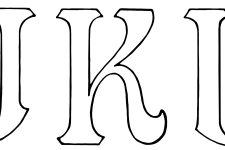 Alphabet Drawings - J K L