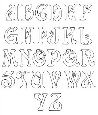Alphabet Drawings - A - Z
